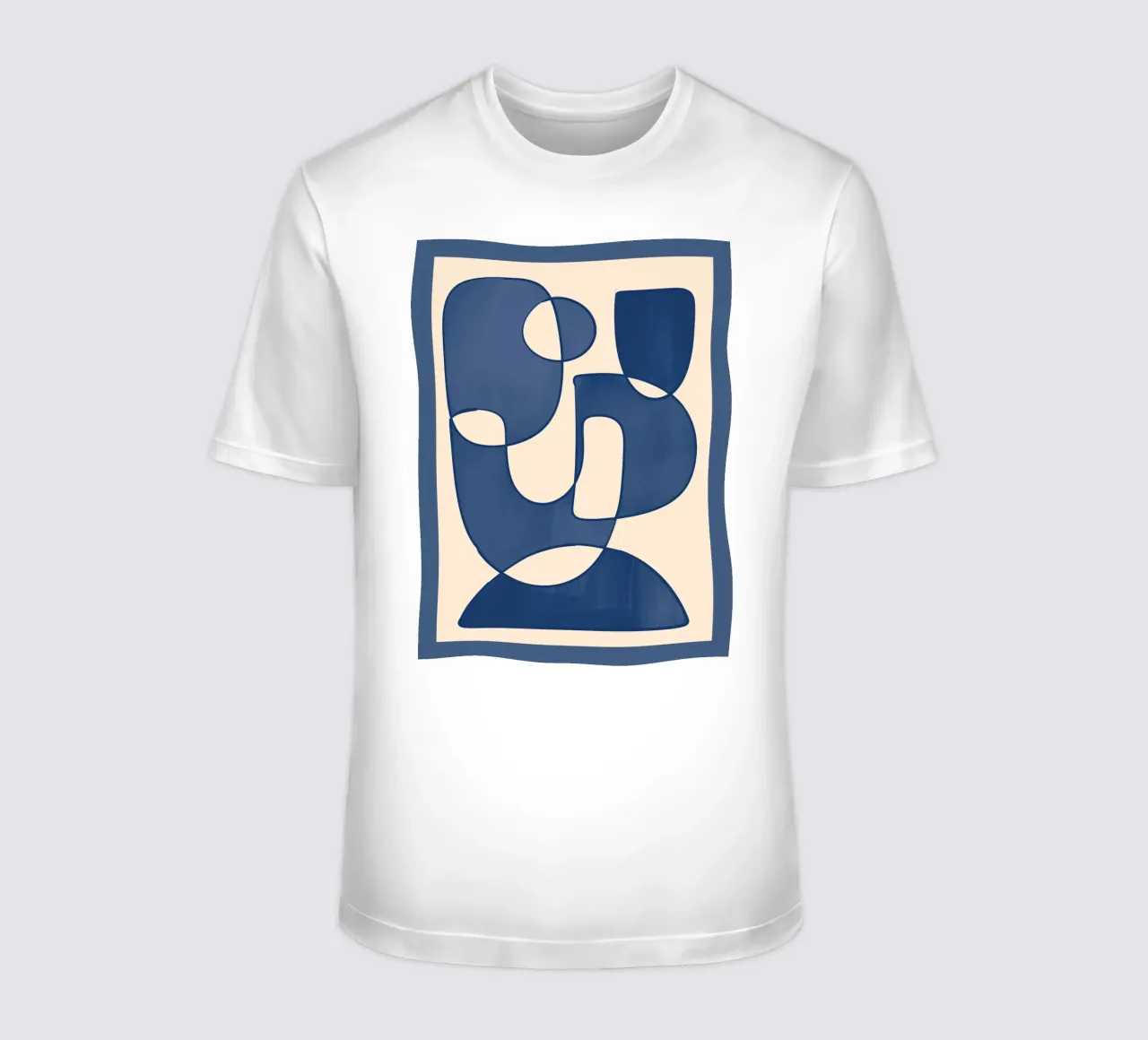 Forme di blu t-shirt da ThingDesign