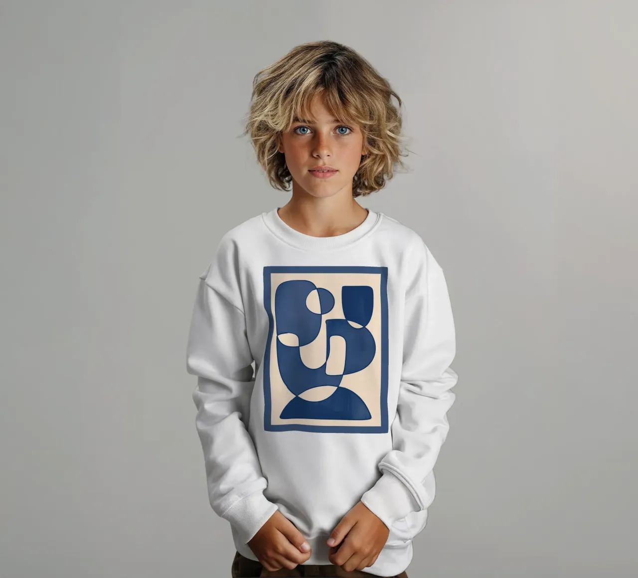 Forme di blu felpa bambino da ThingDesign
