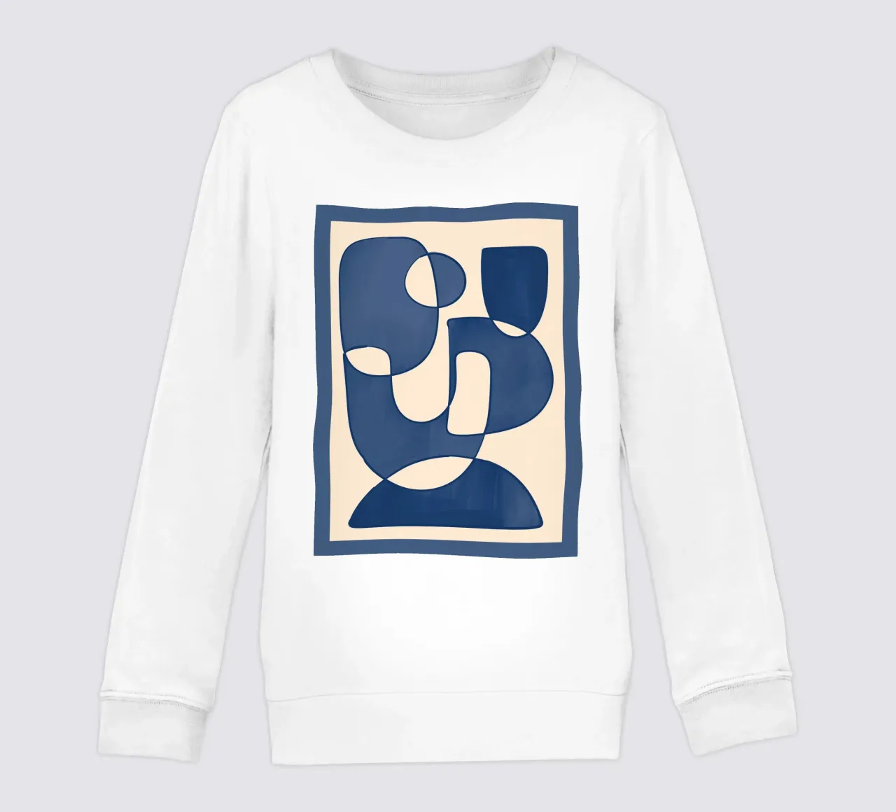 Forme di blu felpa bambino da ThingDesign