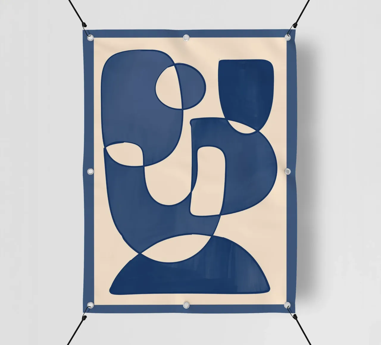 Forme di blu telo in pvc da ThingDesign
