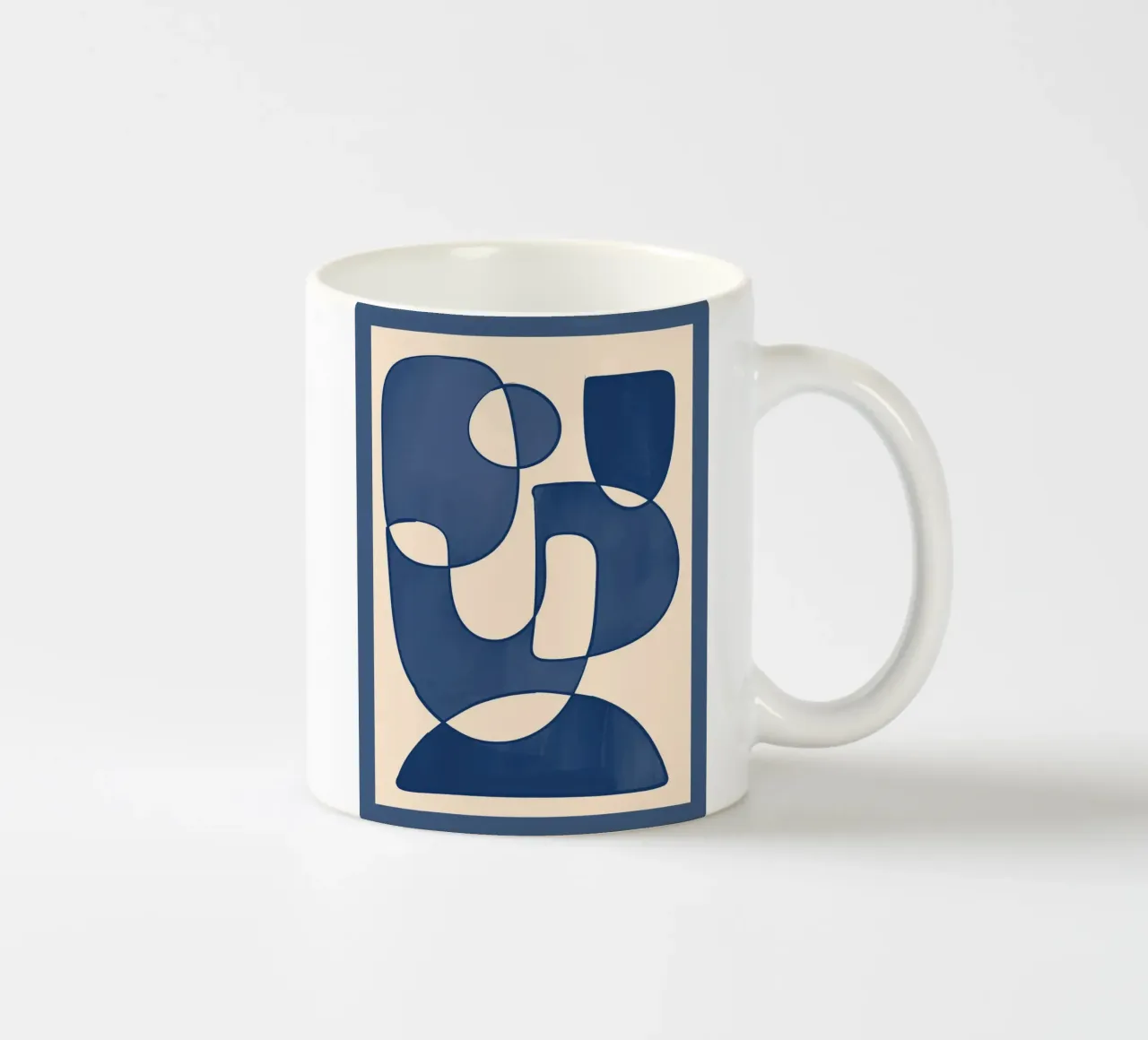 Forme di blu tazza in ceramica da ThingDesign