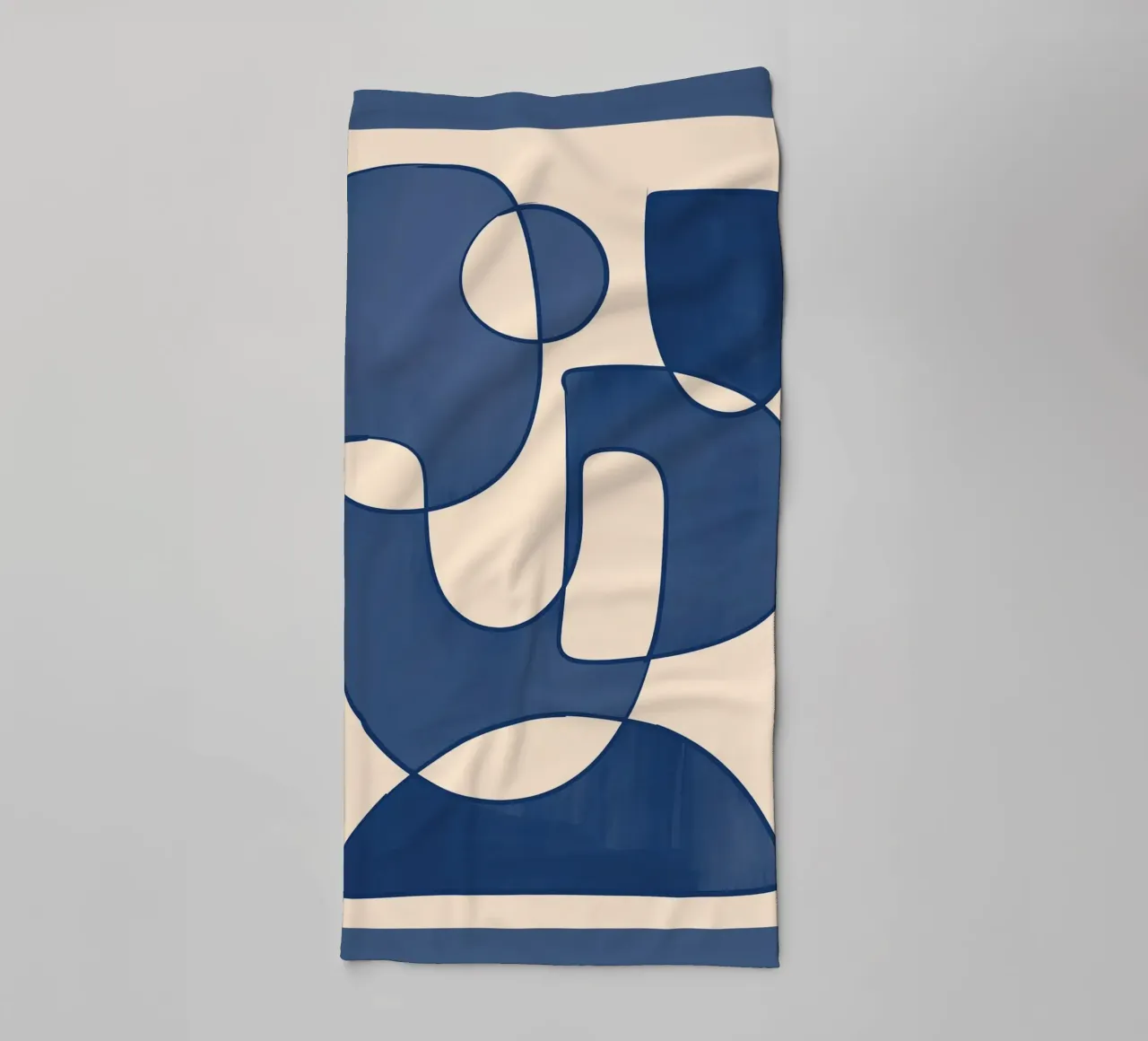 Forme di blu asciugamano da bagno da ThingDesign