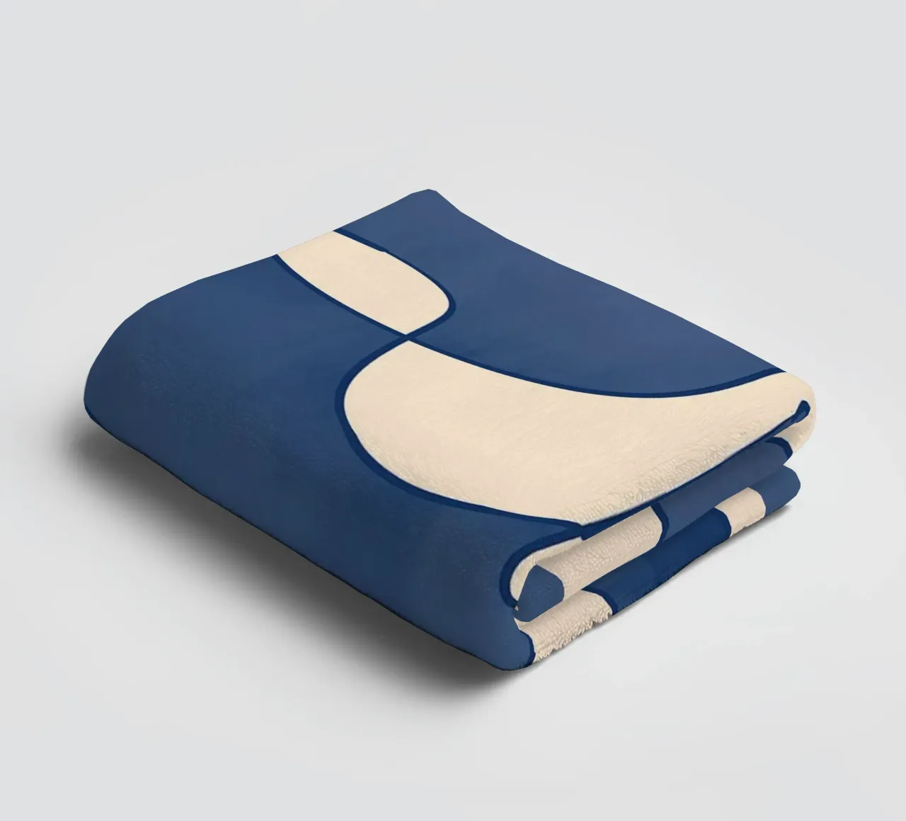 Forme di blu asciugamano da bagno da ThingDesign