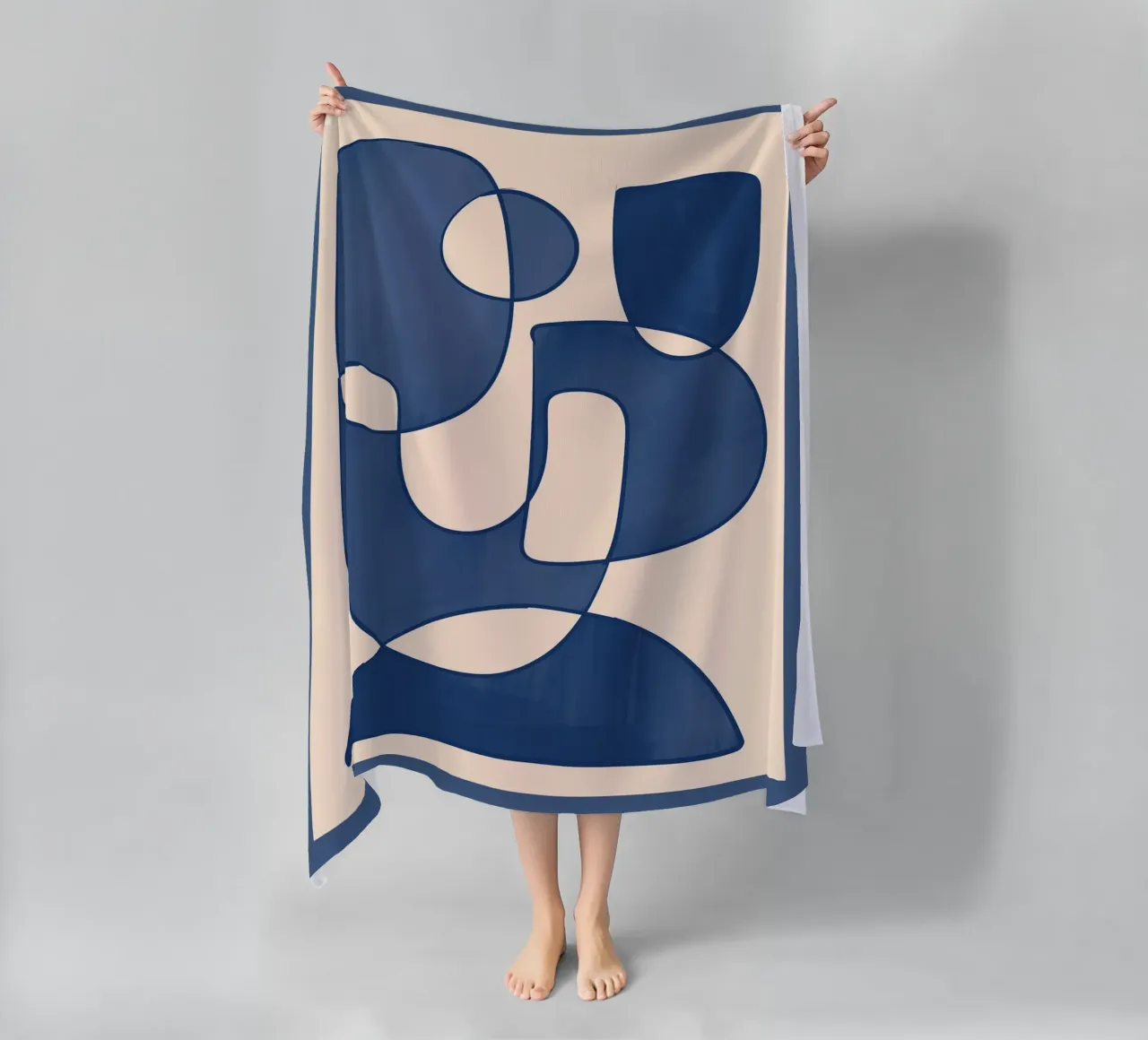 Forme di blu telo mare da ThingDesign