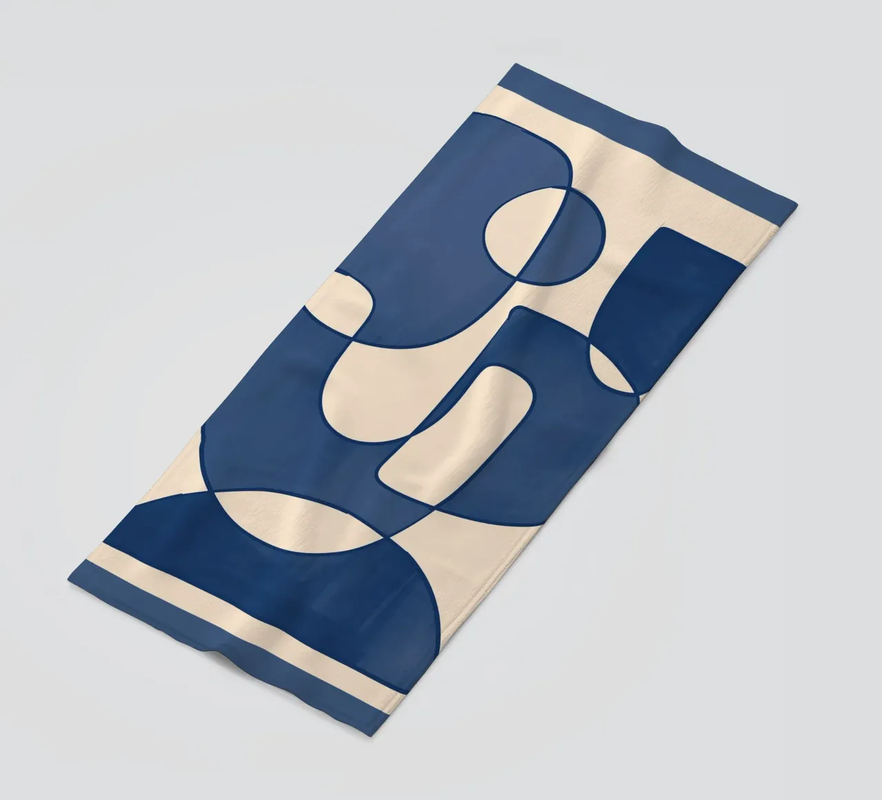 Forme di blu telo mare da ThingDesign