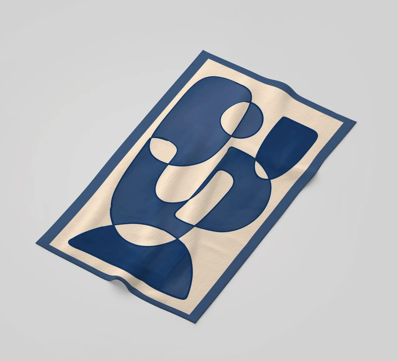 Forme di blu telo mare da ThingDesign