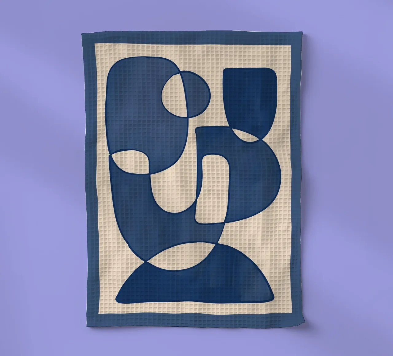 Forme di blu canovaccio da cucina da ThingDesign