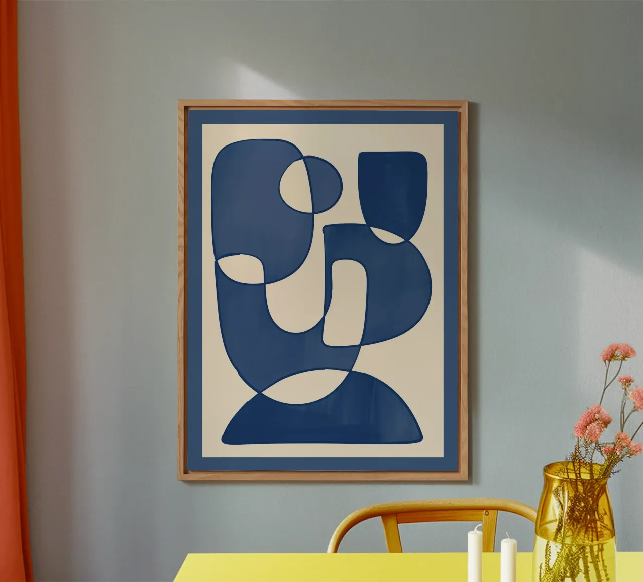 Forme di blu alluminio dibond da ThingDesign