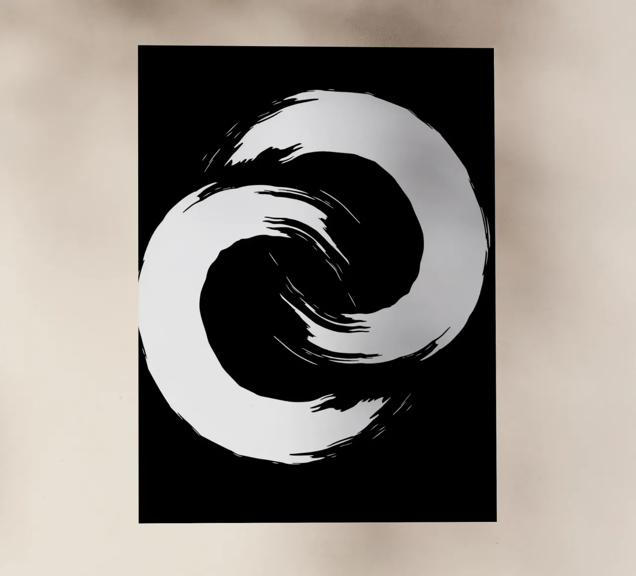 The Interlocking Ensō pellicola backlit da LisaArtes