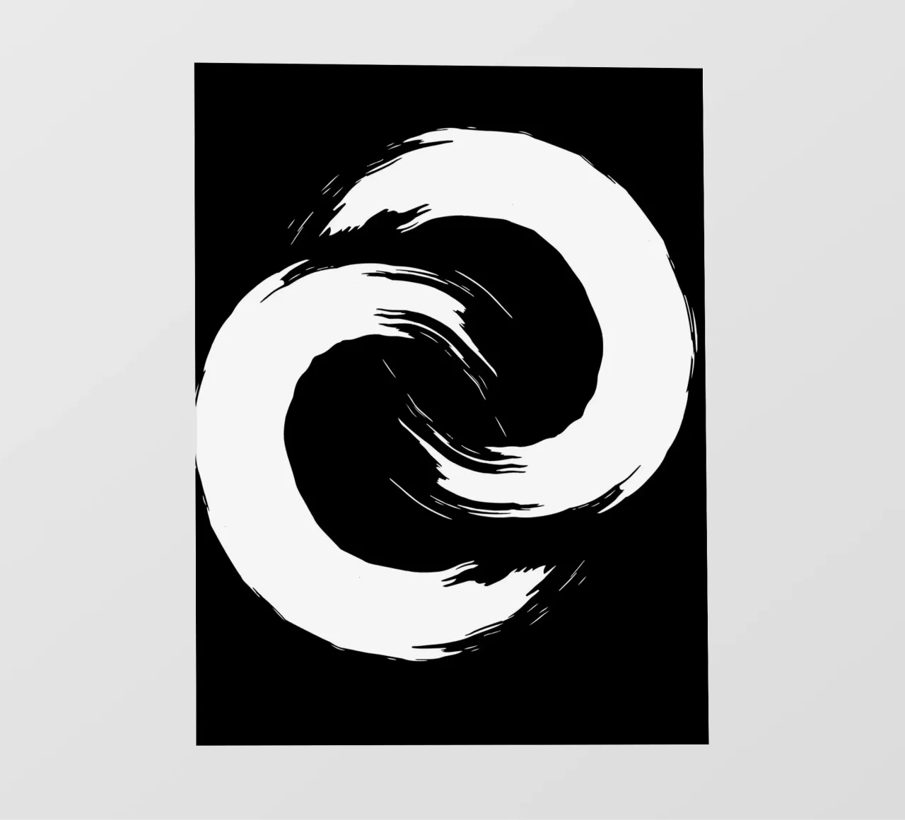 The Interlocking Ensō fotobehang van LisaArtes