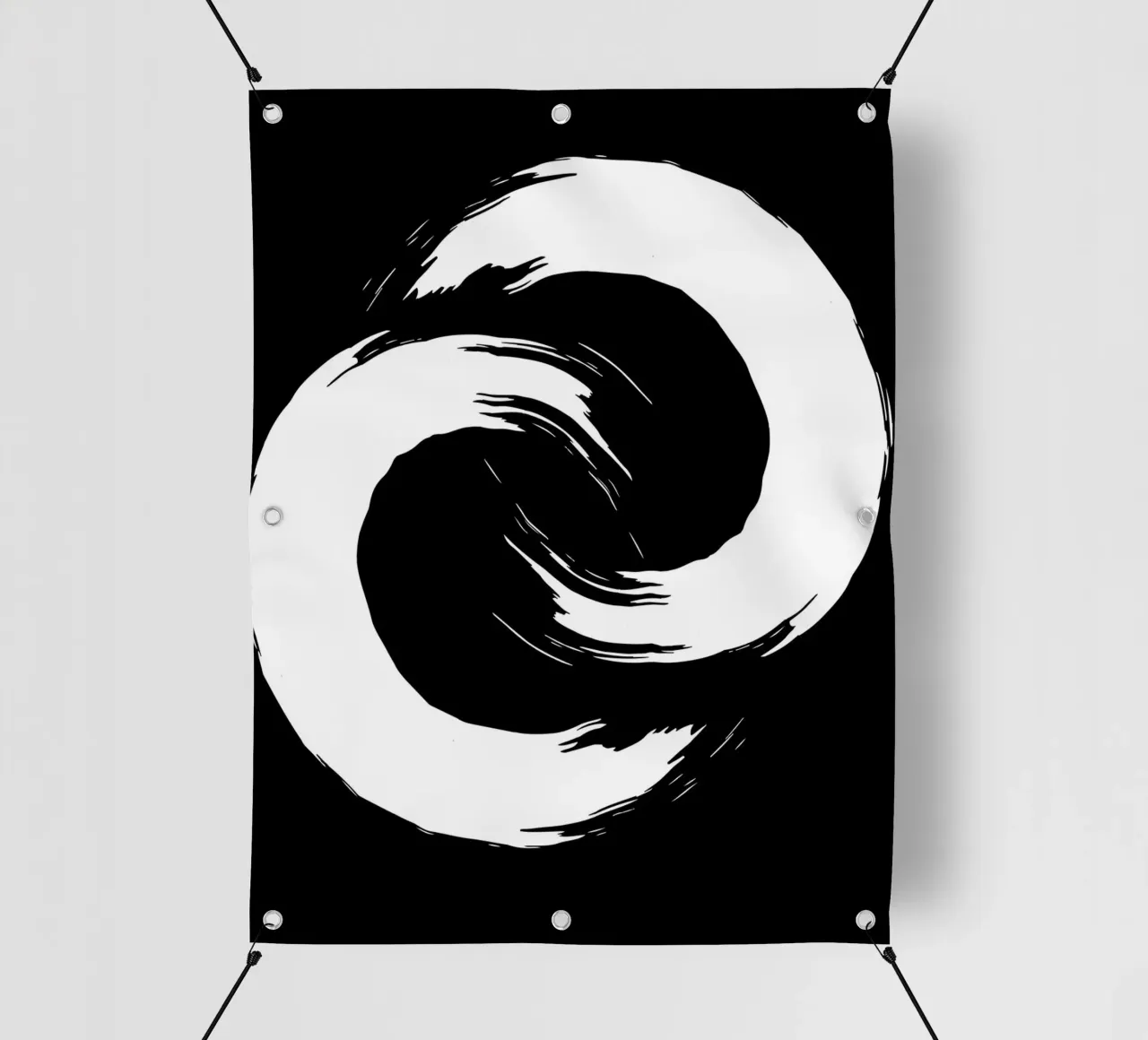 The Interlocking Ensō telo in pvc da LisaArtes