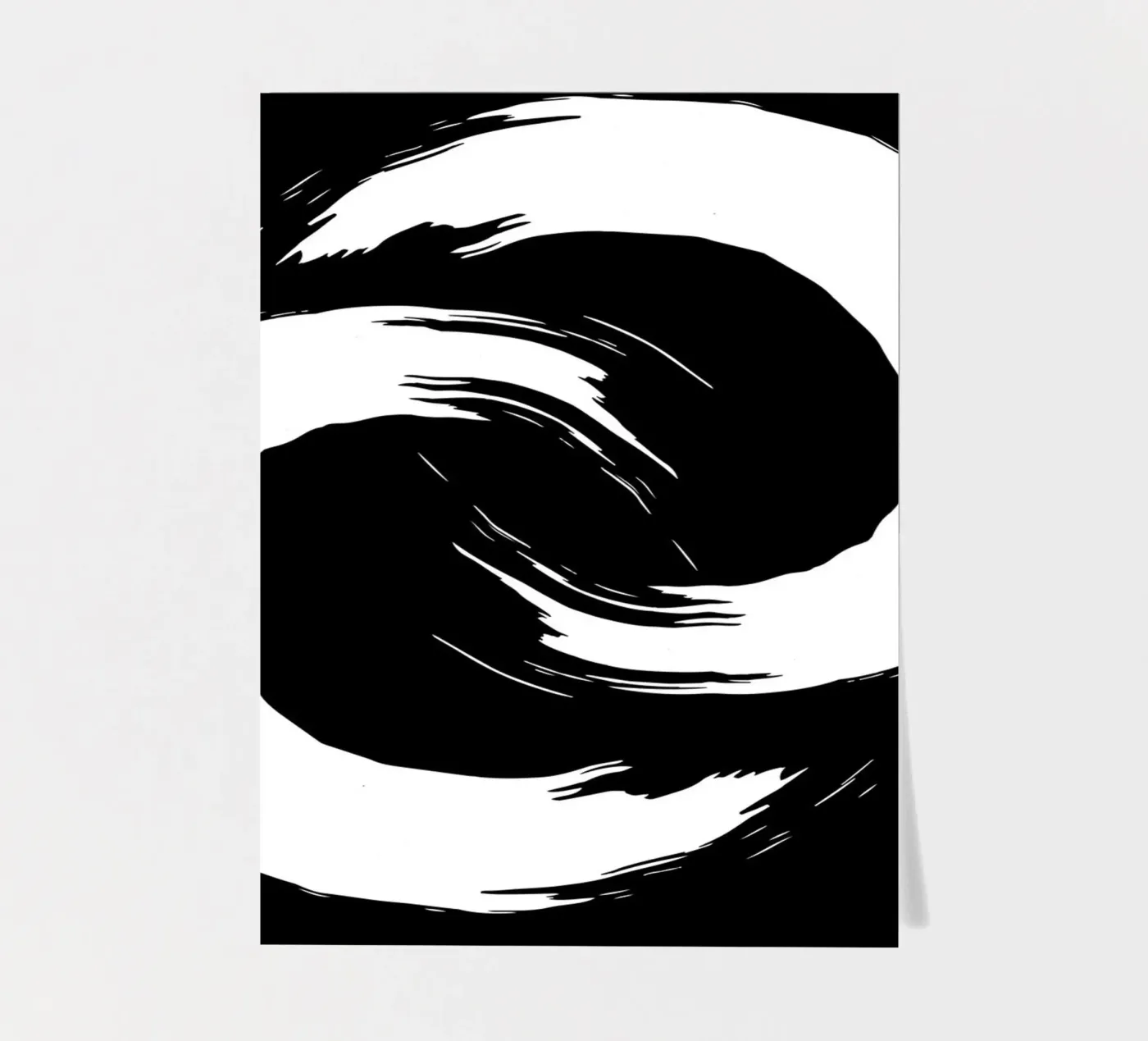 The Interlocking Ensō stickervel van LisaArtes