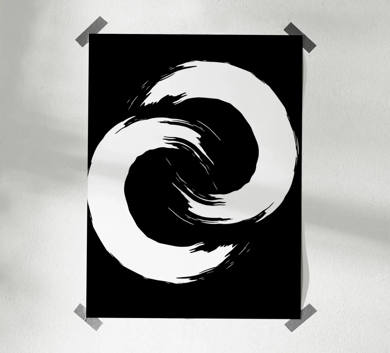 The Interlocking Ensō carta hahnemühle da LisaArtes