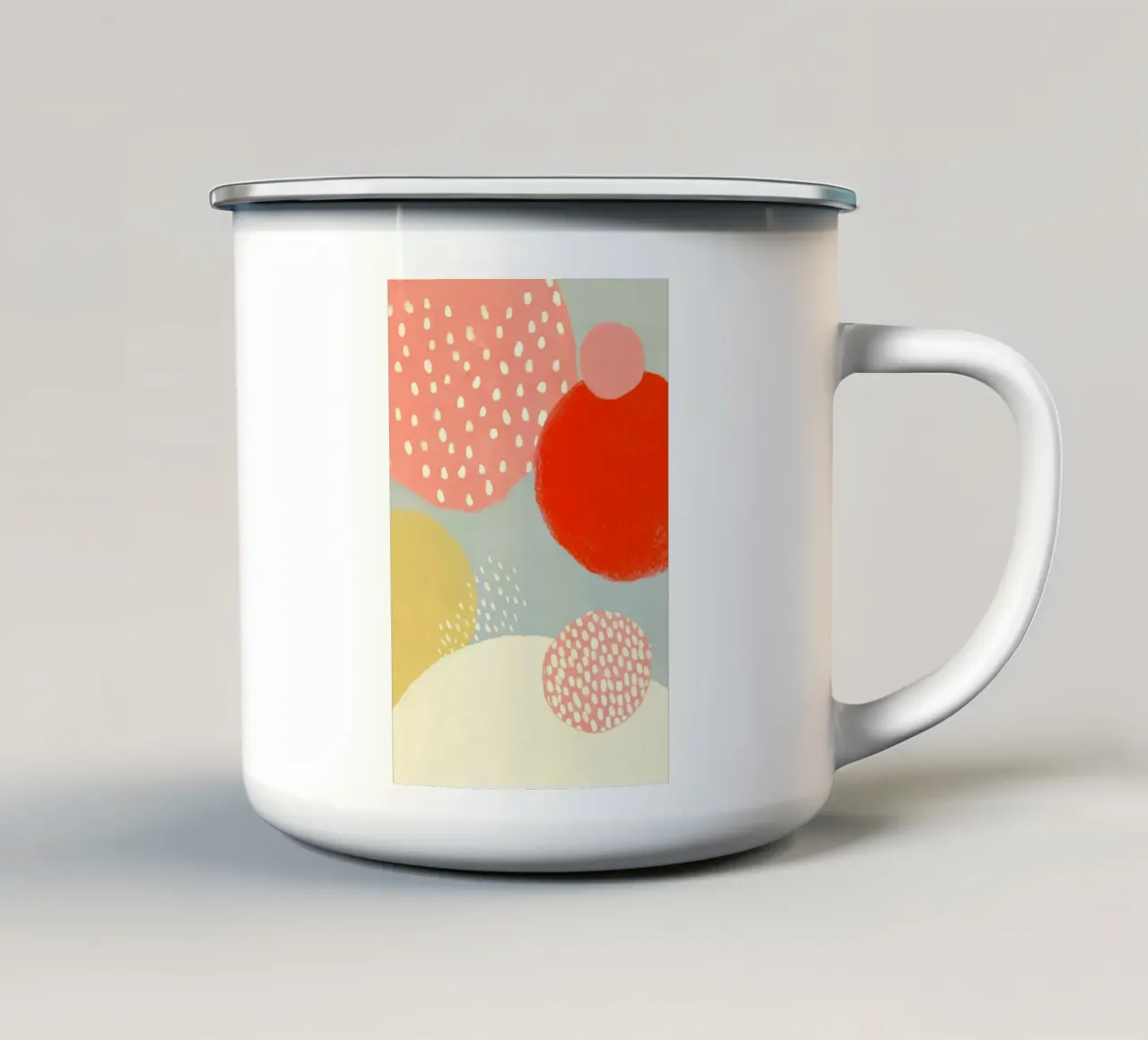 Forma a pallini estiva tazza in smalto da Carinaprint