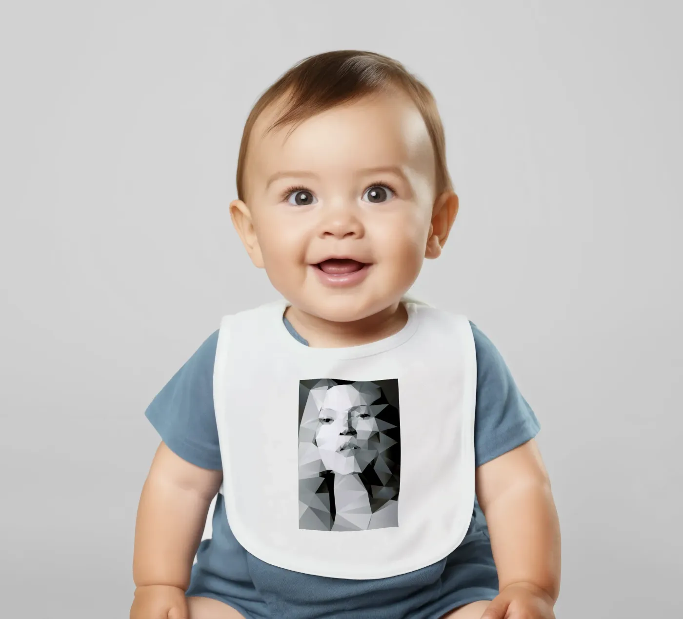 Kate I baby bib by Three Of The Possessed