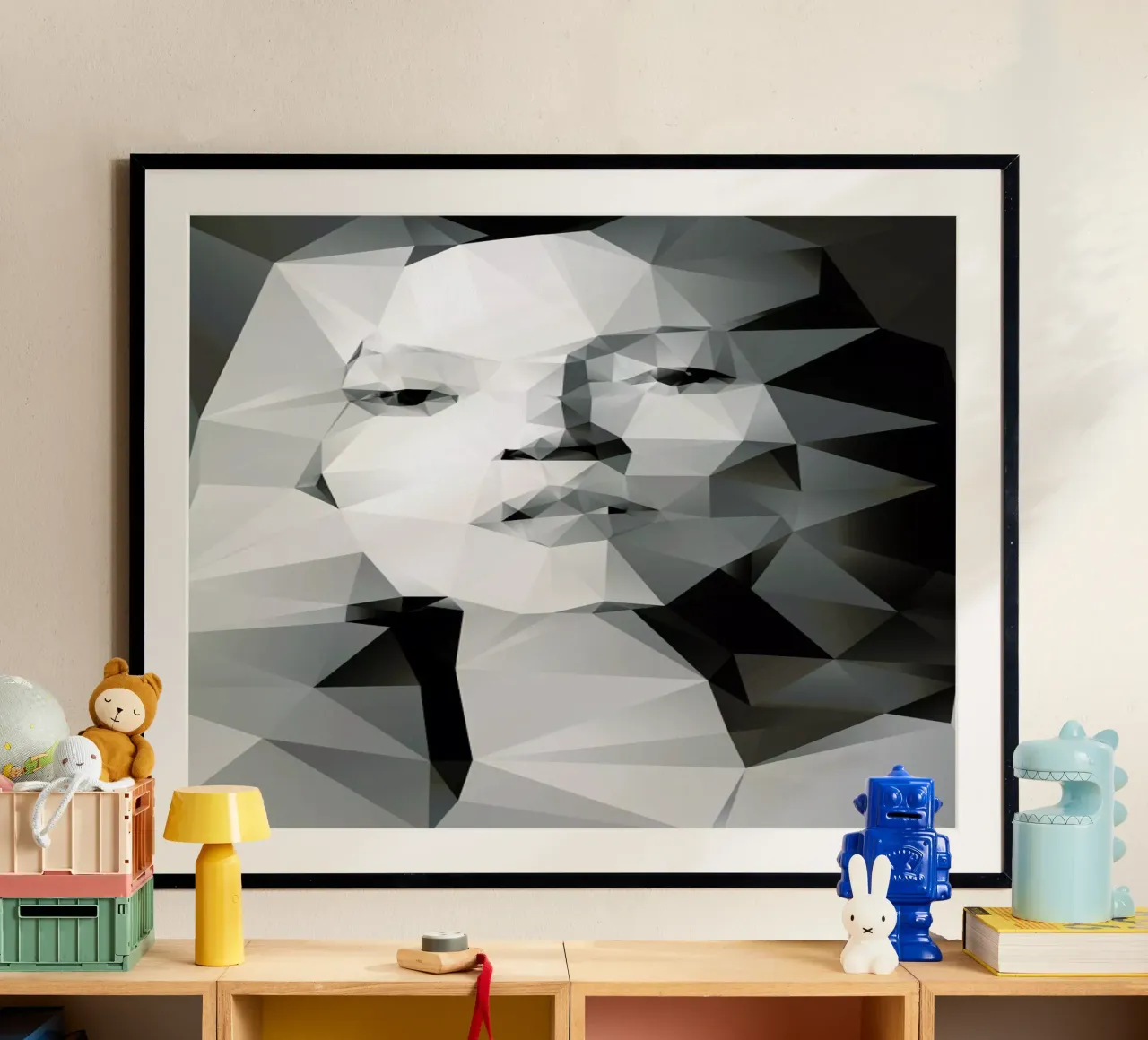 Kate I poster con telaio in legno da Three Of The Possessed