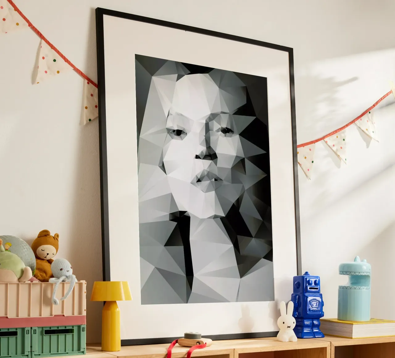 Kate I poster con telaio in legno da Three Of The Possessed