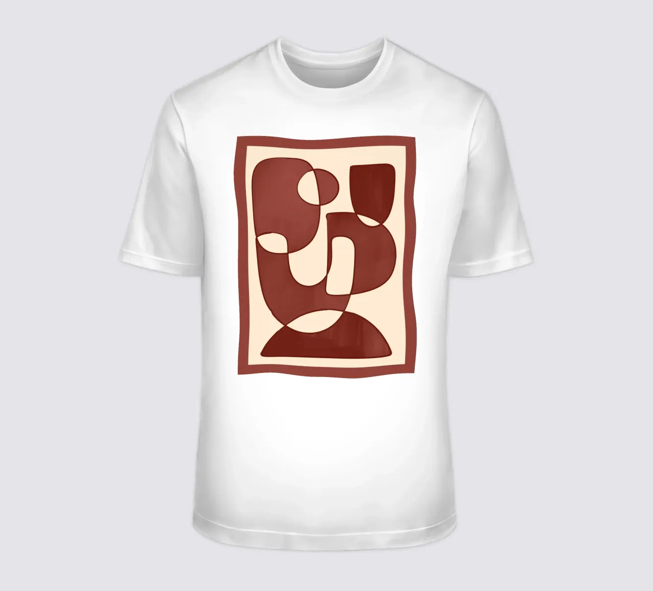 Forme di Borgogna t-shirt da ThingDesign