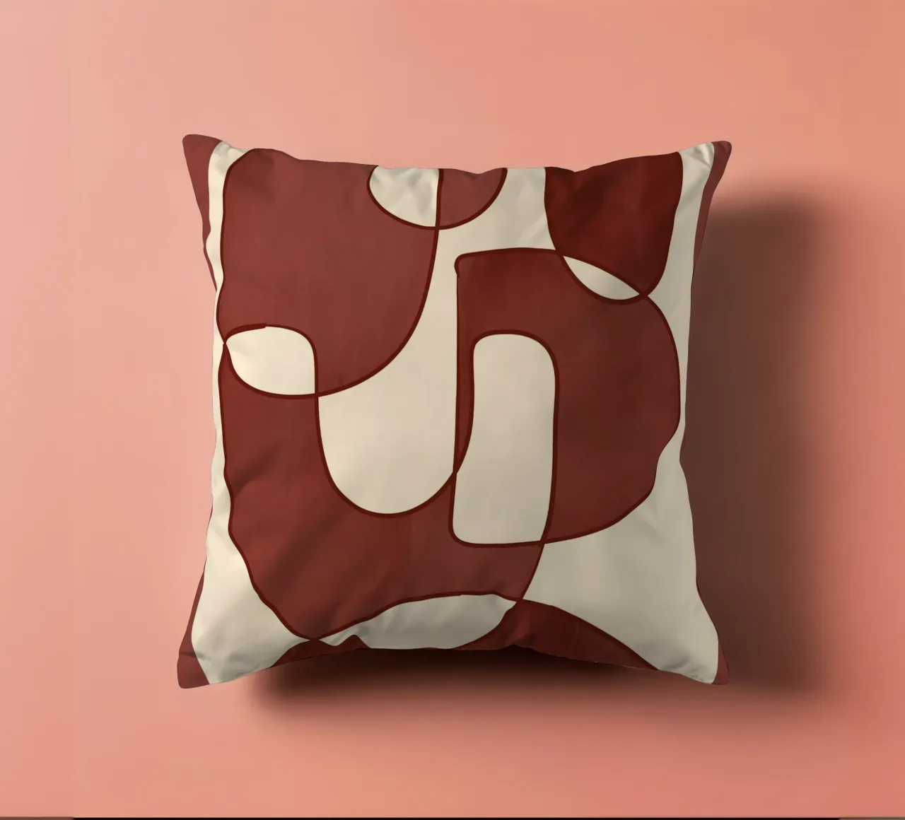 Forme di Borgogna cuscino da ThingDesign
