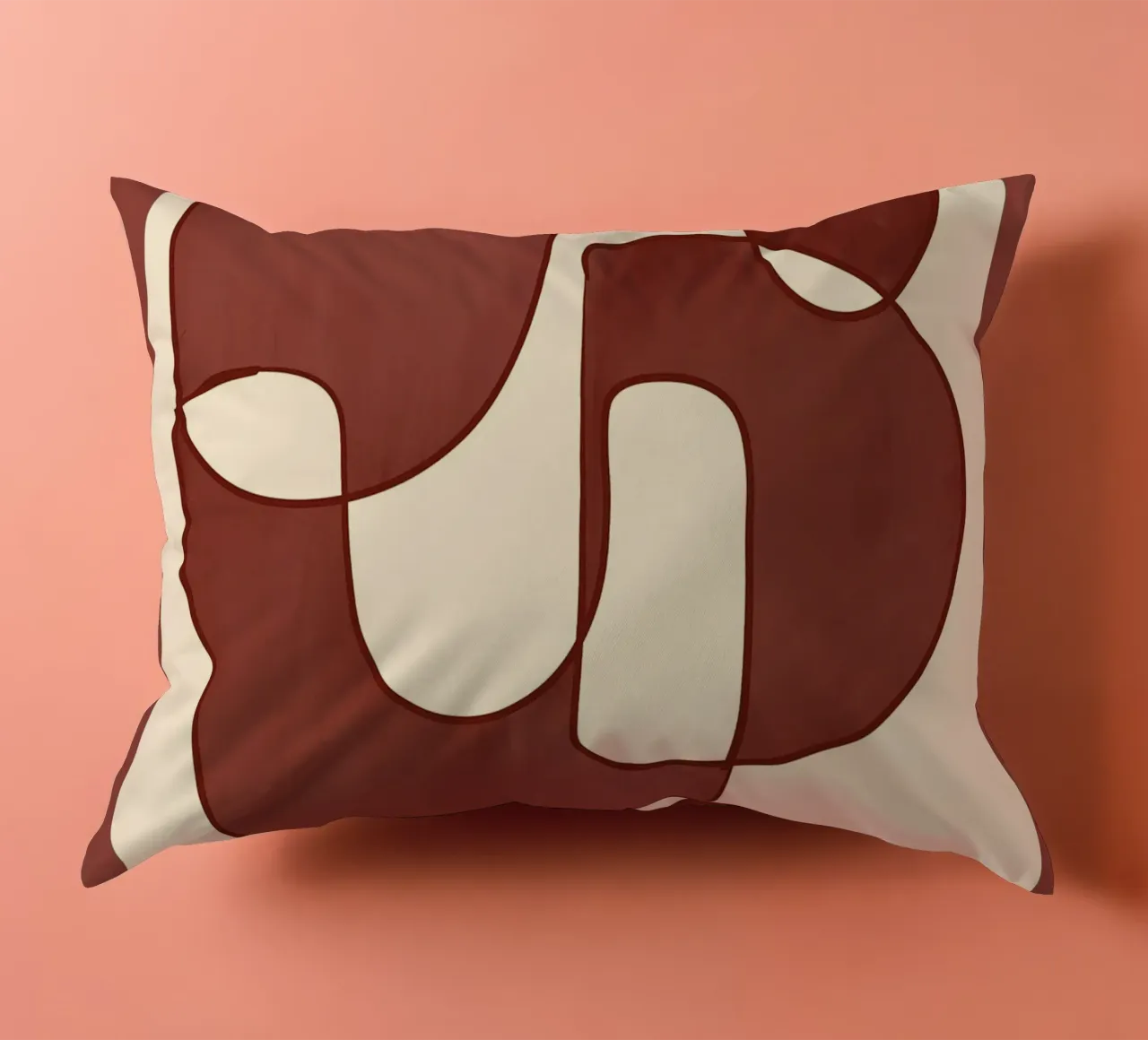 Forme di Borgogna cuscino da ThingDesign