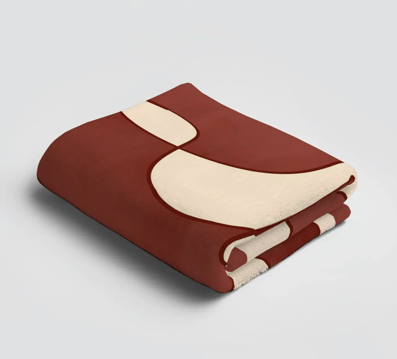 Forme di Borgogna asciugamano da bagno da ThingDesign