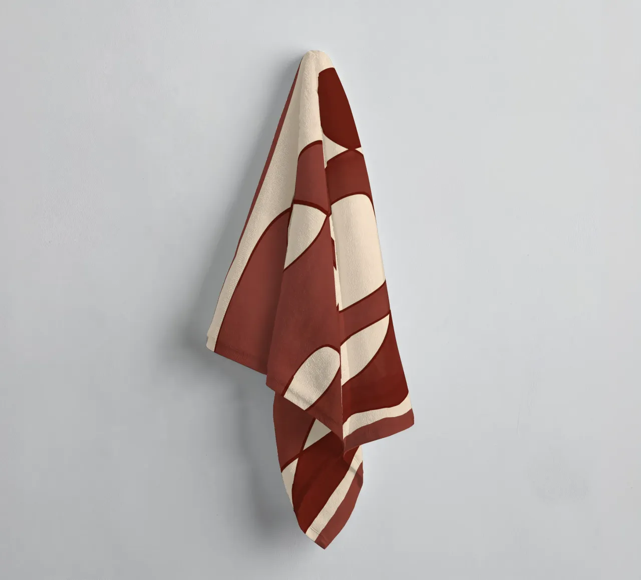 Forme di Borgogna asciugamano da bagno da ThingDesign