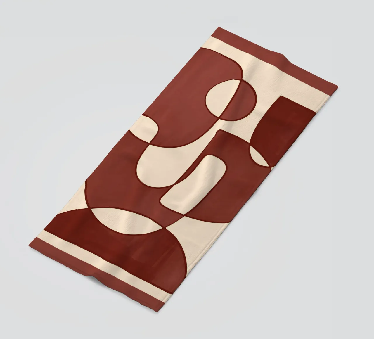Forme di Borgogna telo mare da ThingDesign