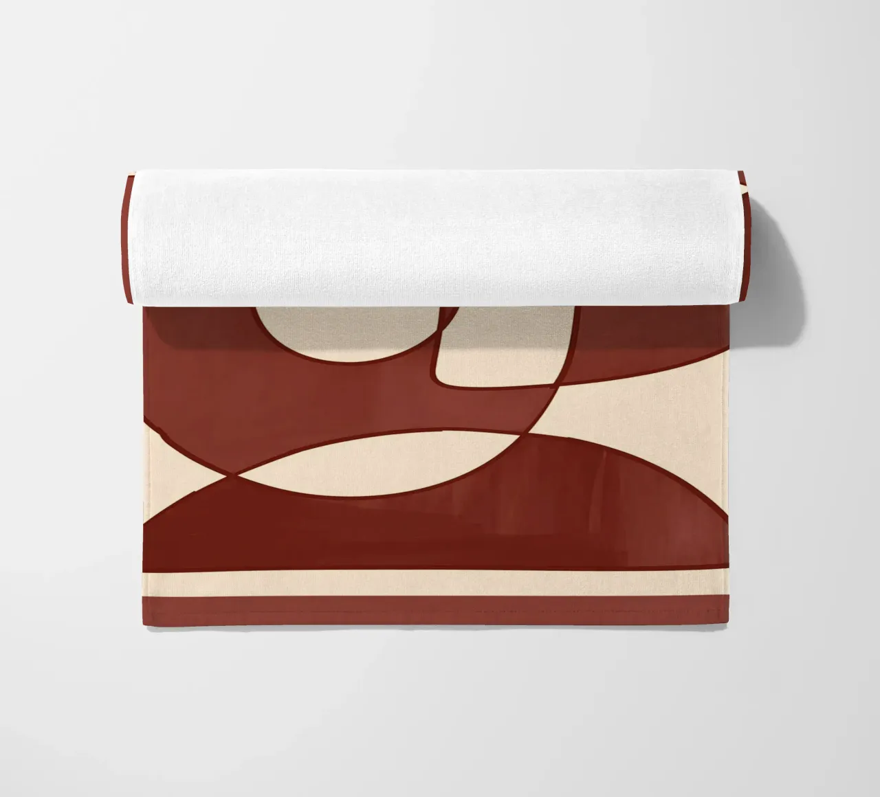 Forme di Borgogna telo mare da ThingDesign