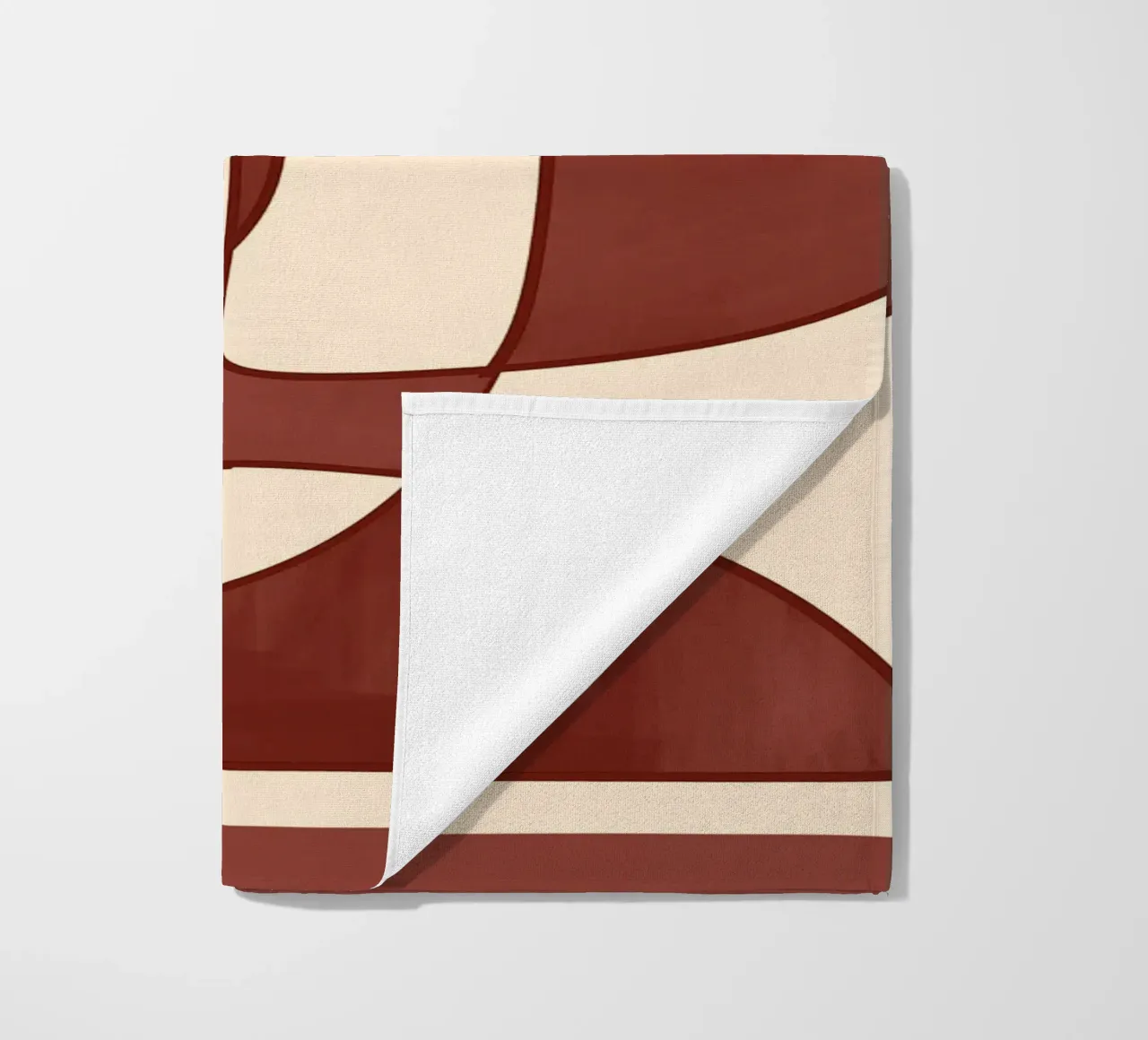 Forme di Borgogna telo mare da ThingDesign
