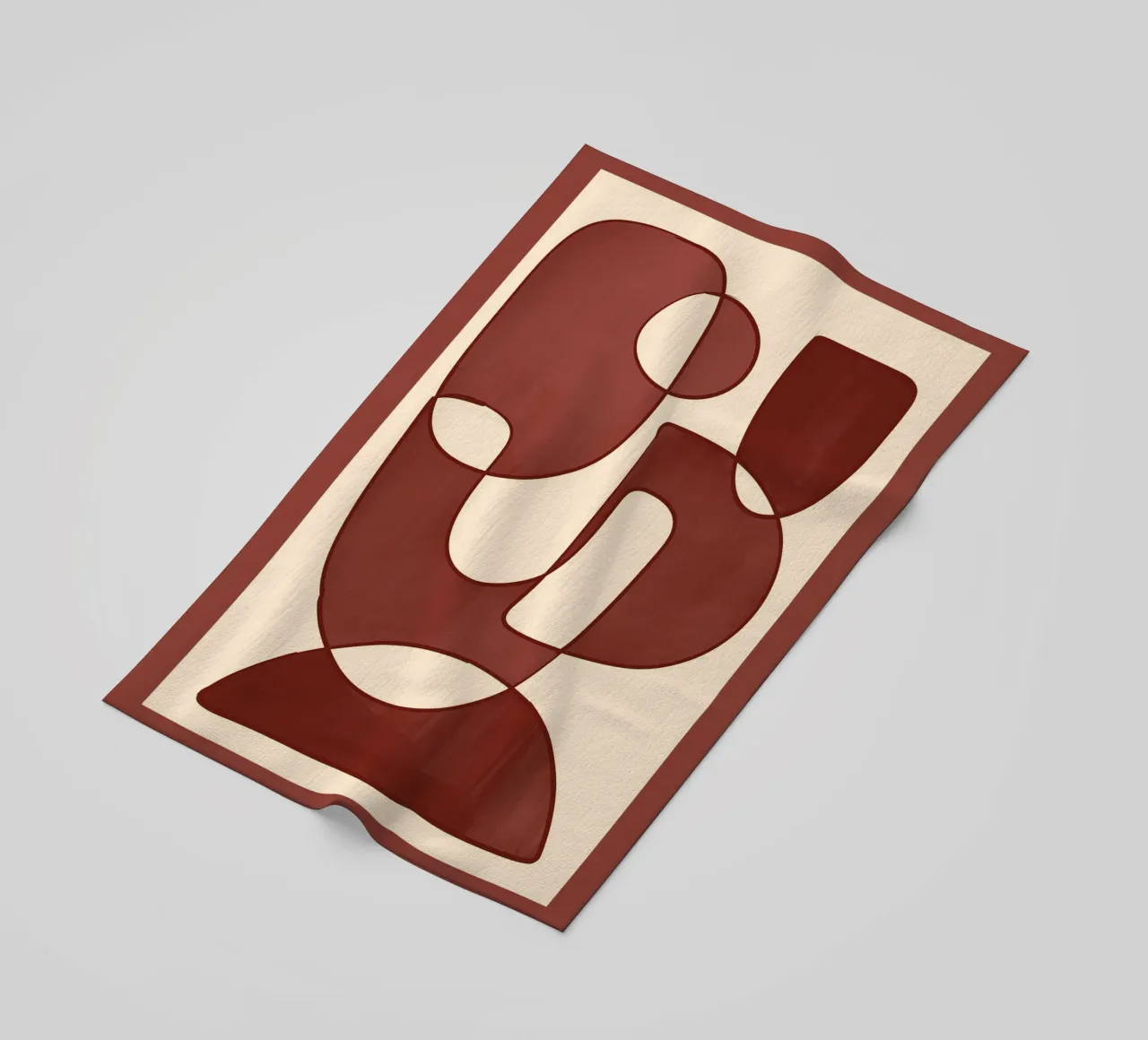 Forme di Borgogna telo mare da ThingDesign