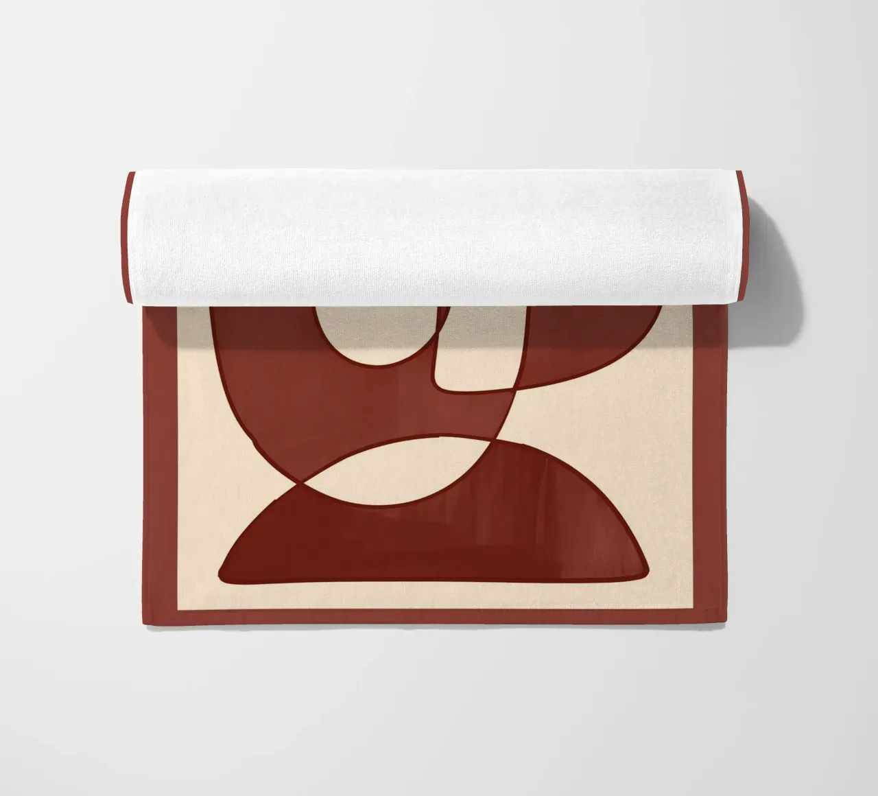 Forme di Borgogna telo mare da ThingDesign