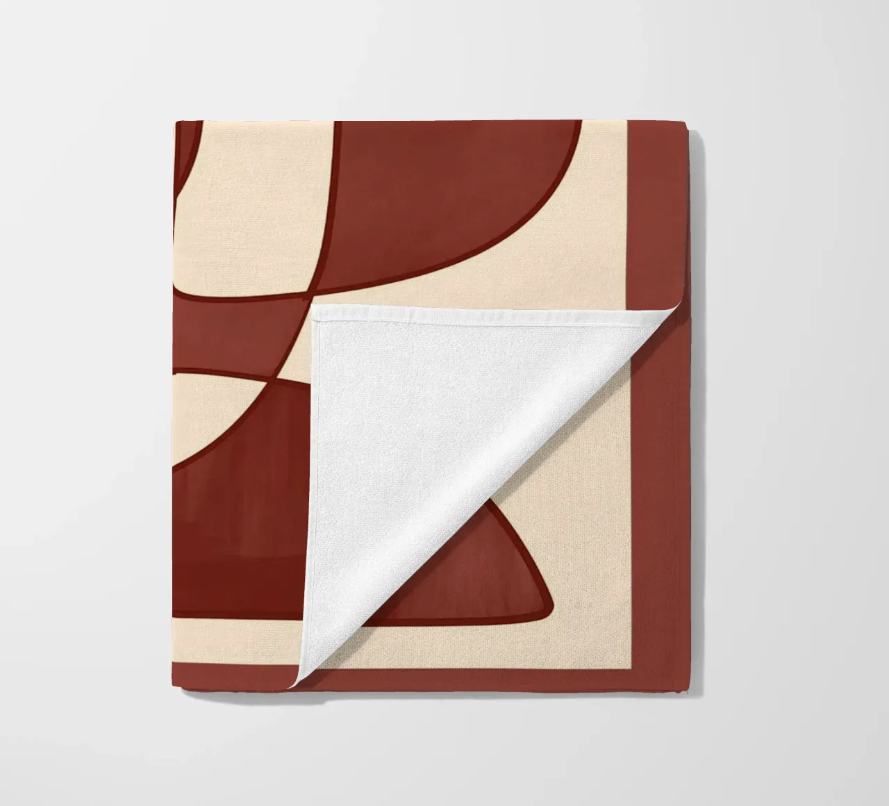 Forme di Borgogna telo mare da ThingDesign