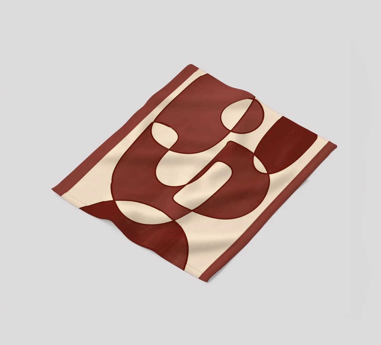 Forme di Borgogna coperta in pile da ThingDesign