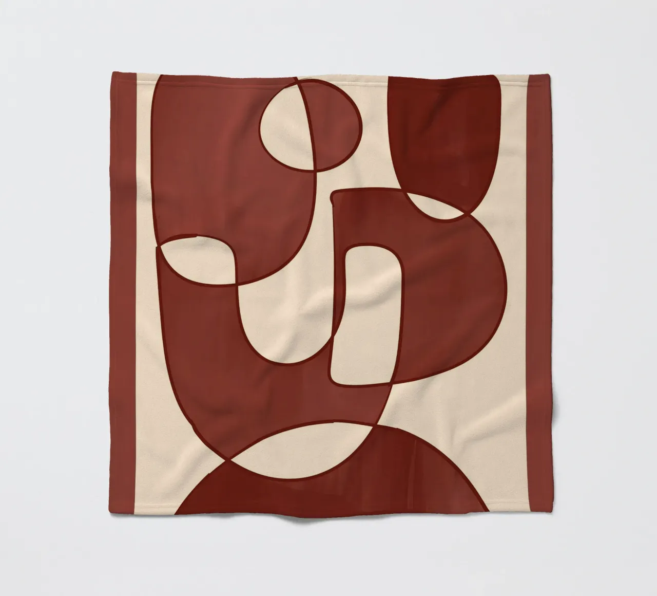 Forme di Borgogna coperta in pile da ThingDesign