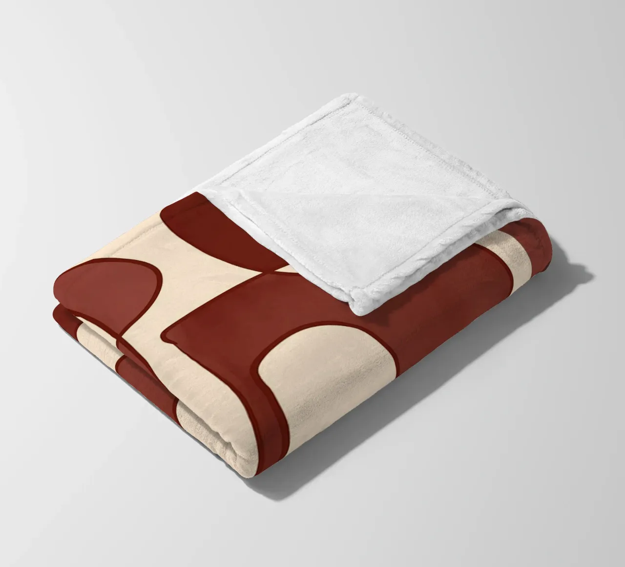 Forme di Borgogna coperta in pile da ThingDesign