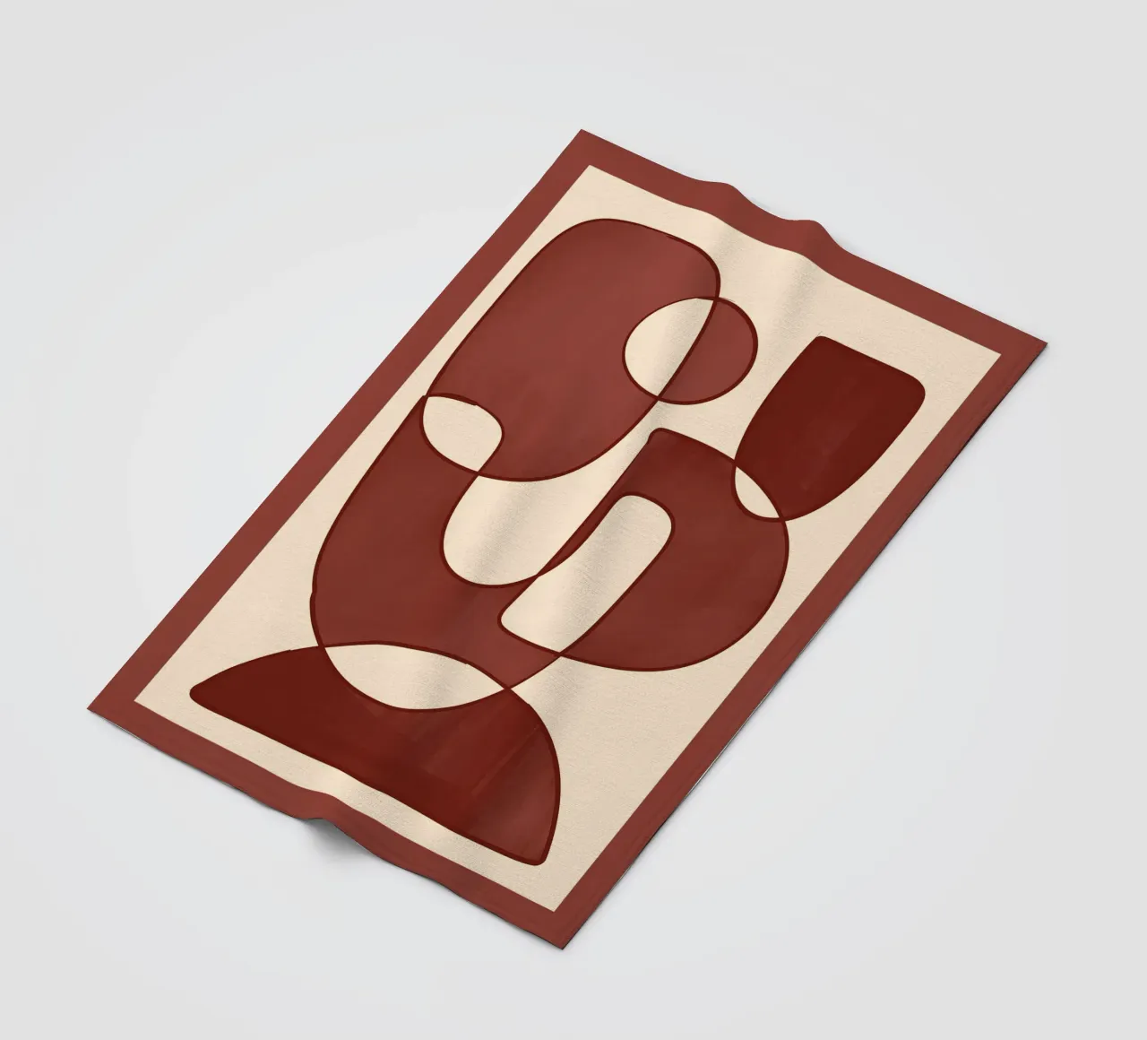 Forme di Borgogna coperta in pile da ThingDesign
