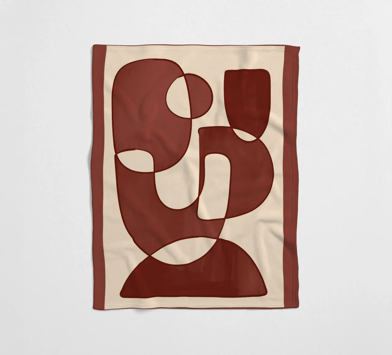Forme di Borgogna coperta in pile da ThingDesign