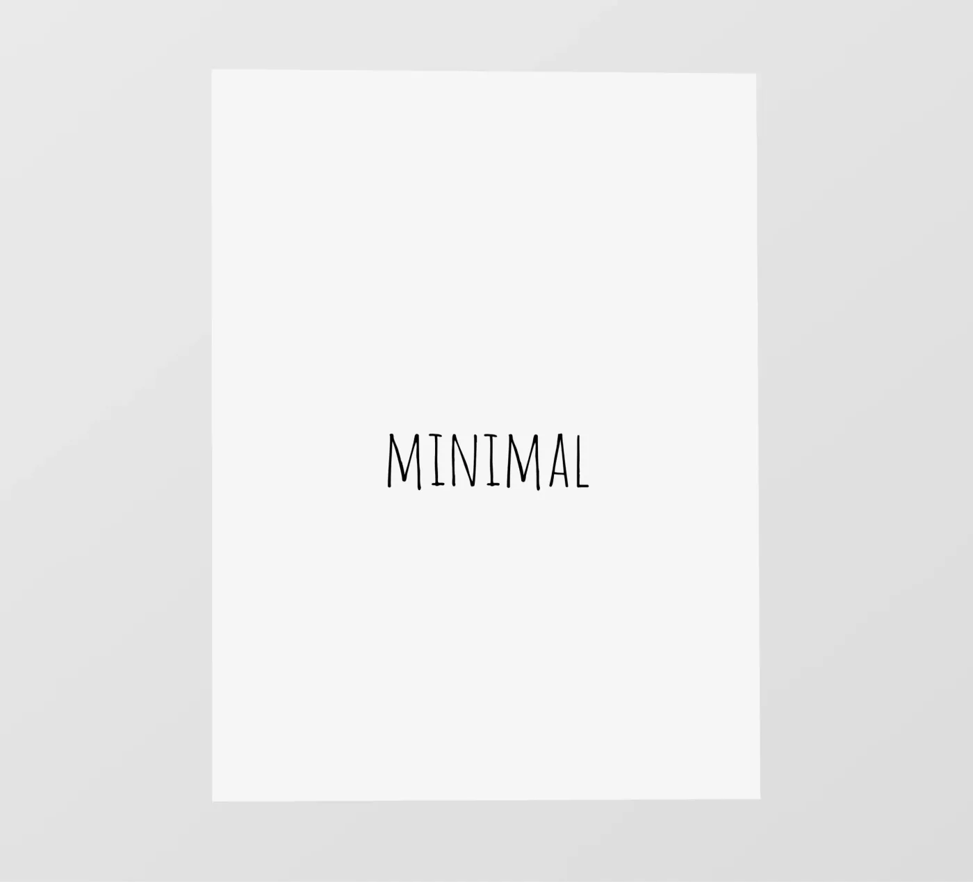 Minimal Backlit Folie von RB-Quotes