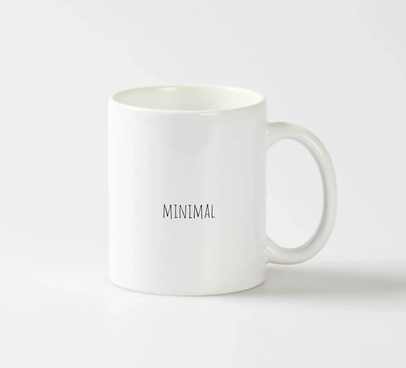 Minimal ceramic mug by RB-Quotes