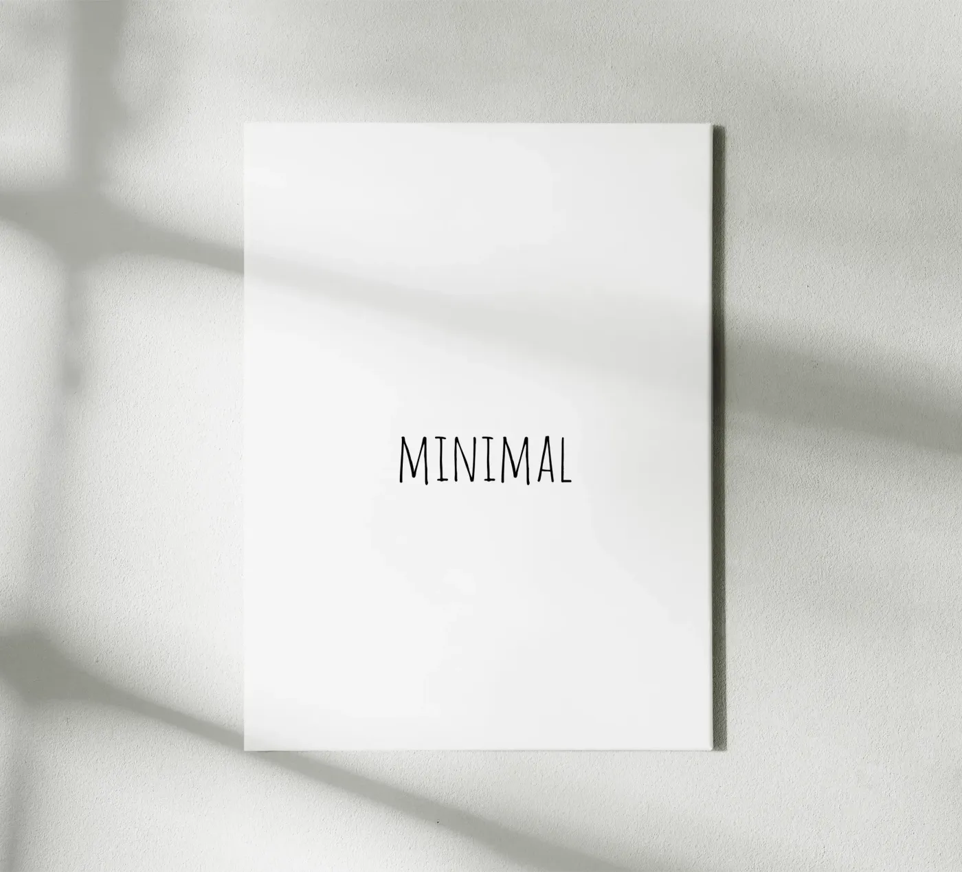 Minimal Leinwand von RB-Quotes