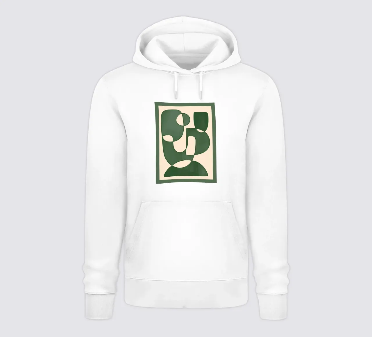 Forme di verde felpa con cappuccio da ThingDesign