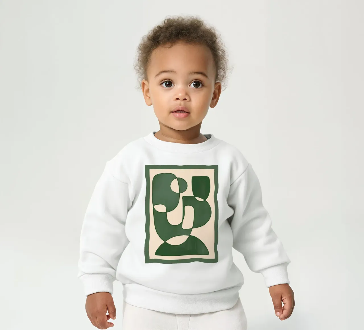 Forme di verde felpa neonato da ThingDesign