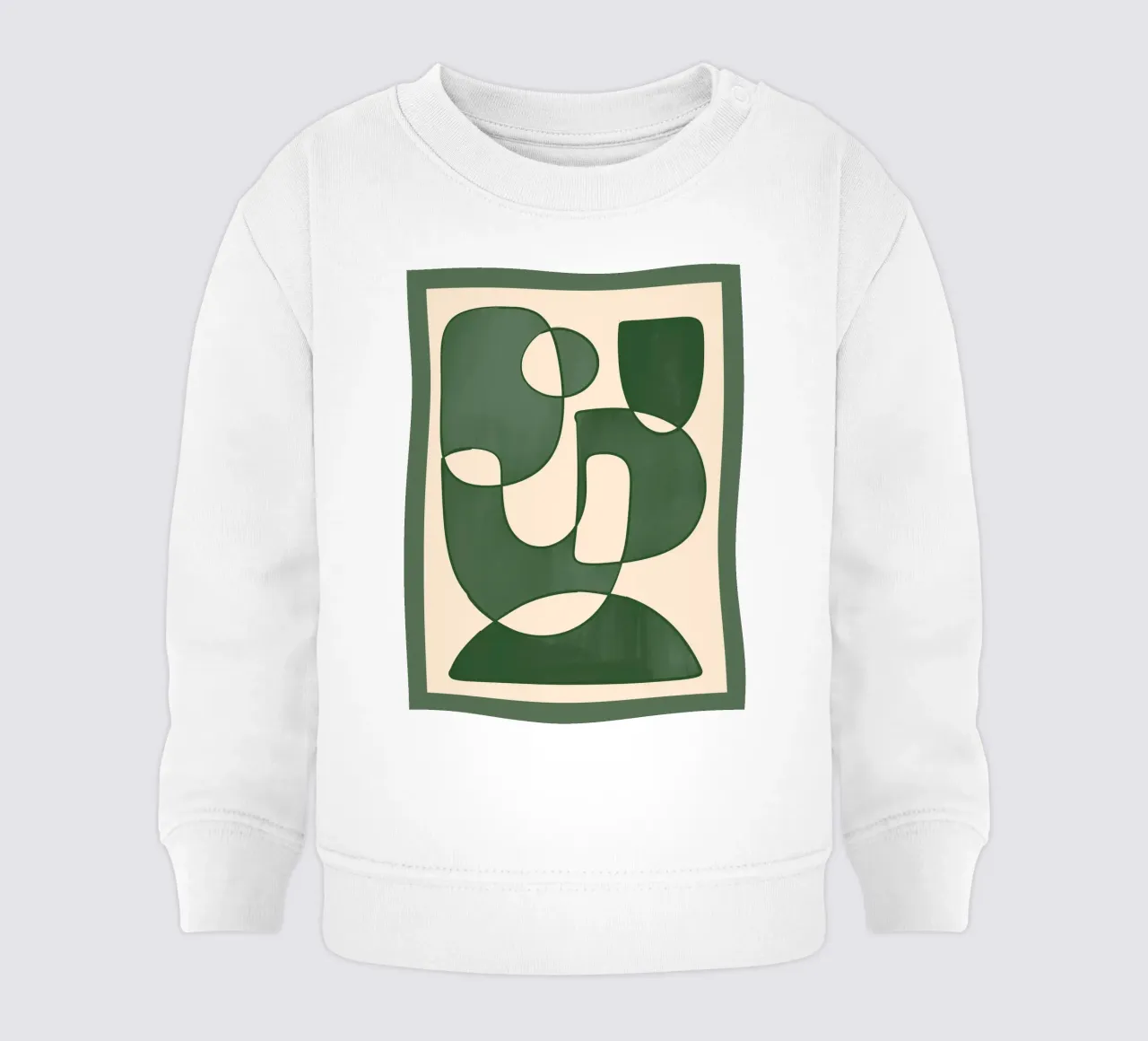 Forme di verde felpa neonato da ThingDesign