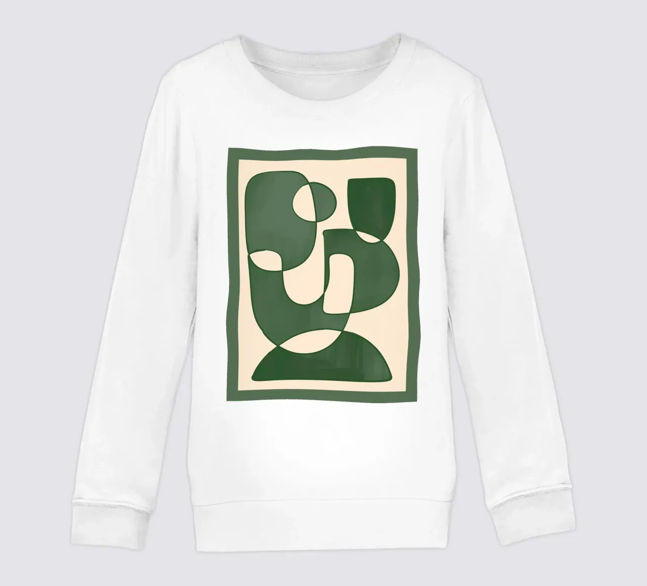 Forme di verde felpa bambino da ThingDesign
