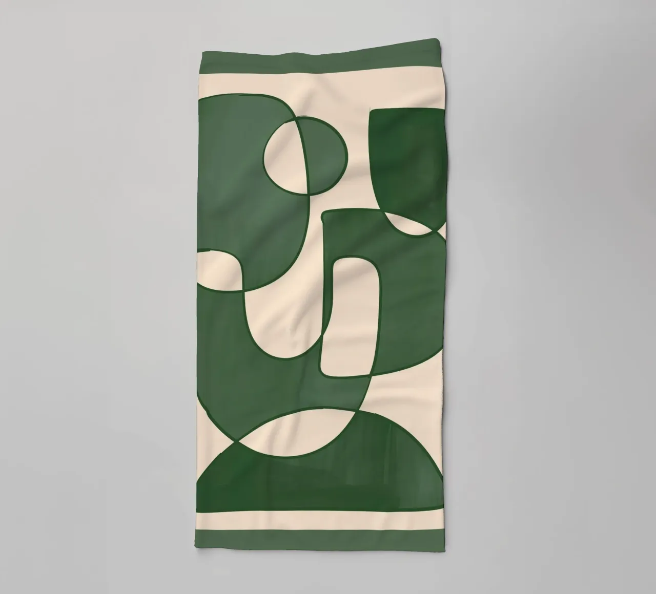 Forme di verde asciugamano da bagno da ThingDesign