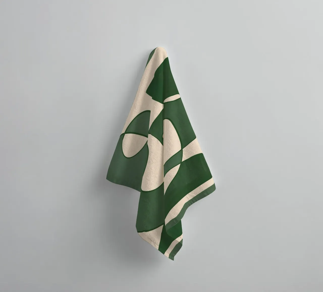 Forme di verde asciugamano da bagno da ThingDesign
