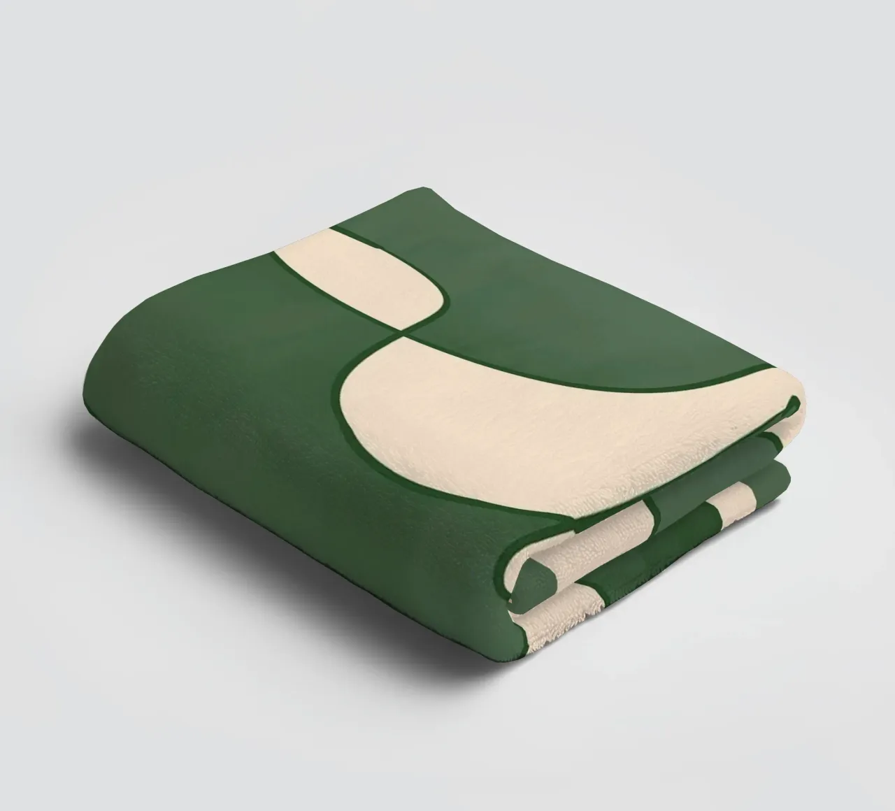 Forme di verde asciugamano da bagno da ThingDesign