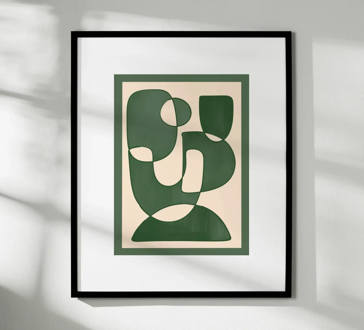 Shapes of Green poster da ThingDesign