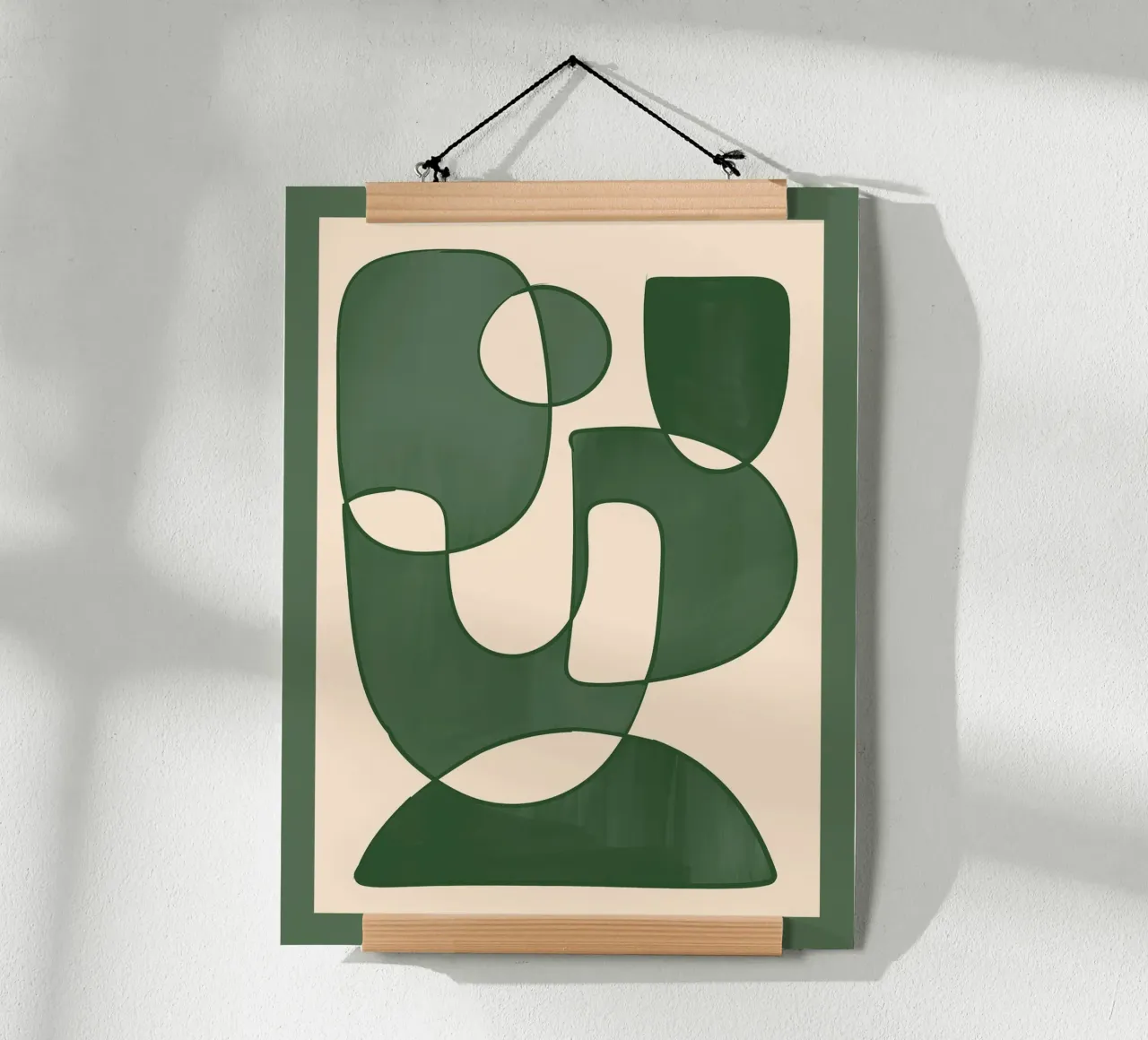 Forme di verde carta hahnemühle da ThingDesign