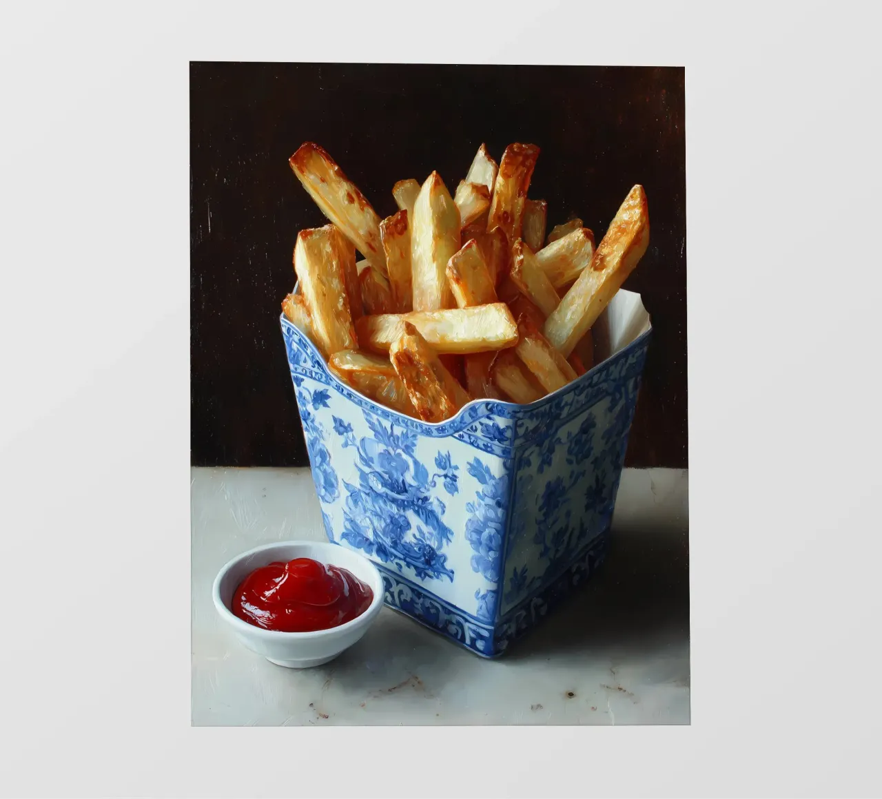Patate fritte telo in pvc da IamHomeStudio